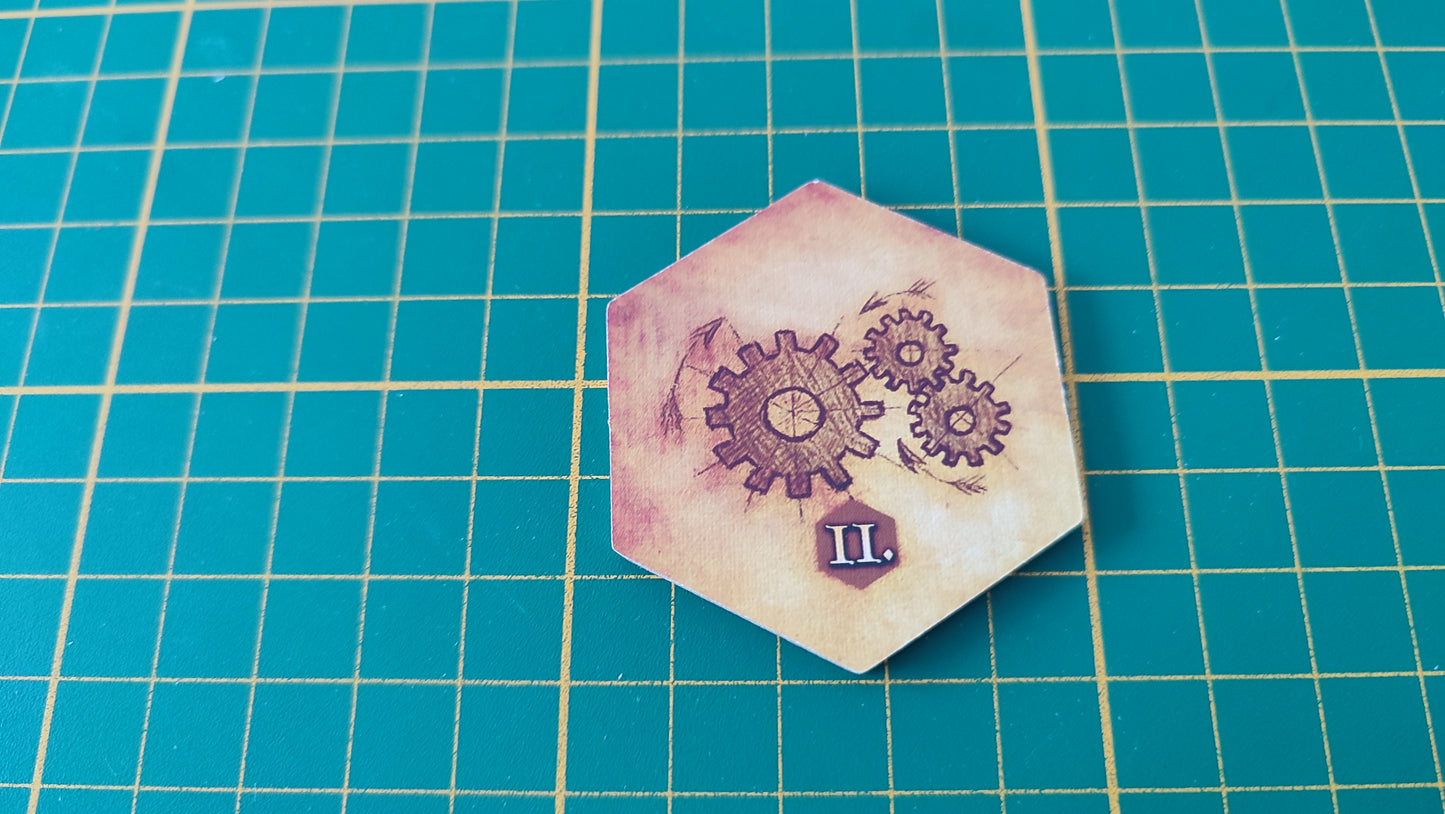 Tuile amélioration n°22 Praga Caput Regni vladimir suchy Delicious Games pièce détachée jeu de société #E34