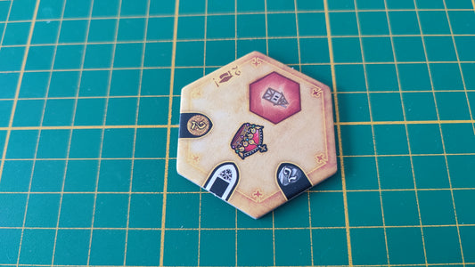 Tuile amélioration n°24 Praga Caput Regni vladimir suchy Delicious Games pièce détachée jeu de société #E34