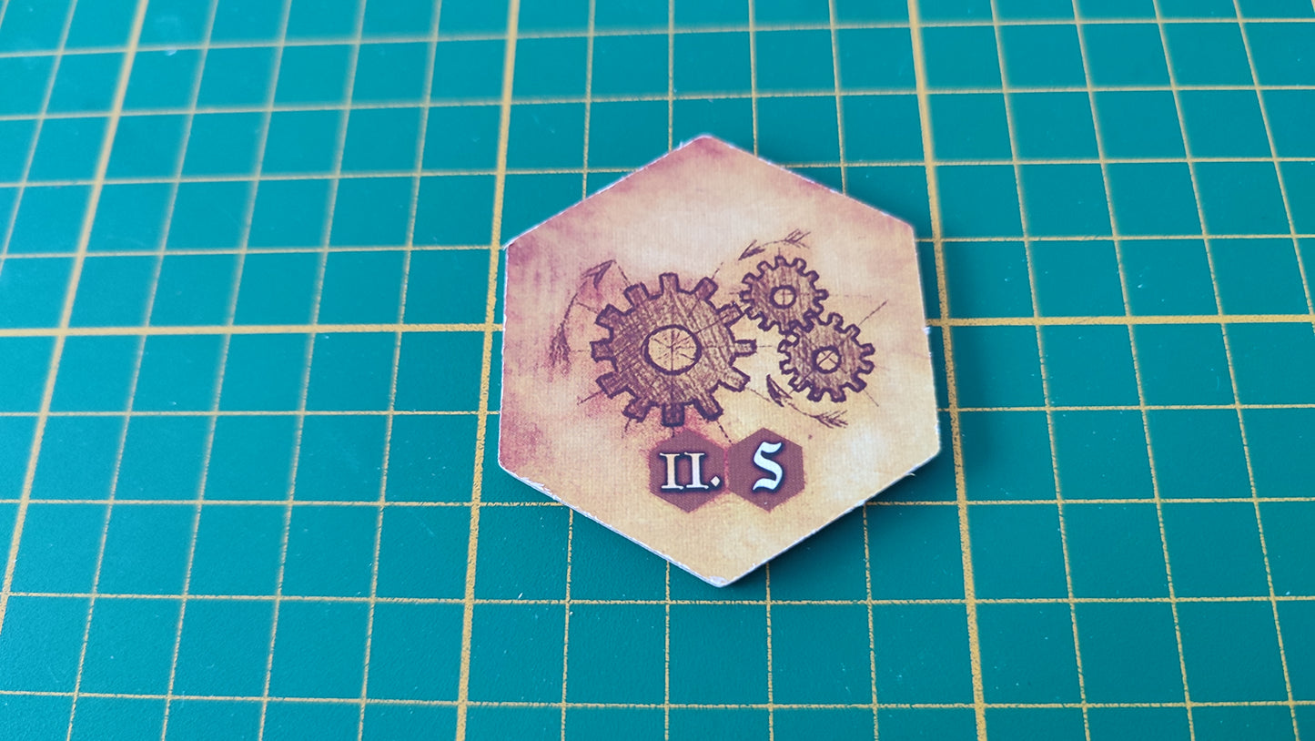 Tuile amélioration n°25 Praga Caput Regni vladimir suchy Delicious Games pièce détachée jeu de société #E34