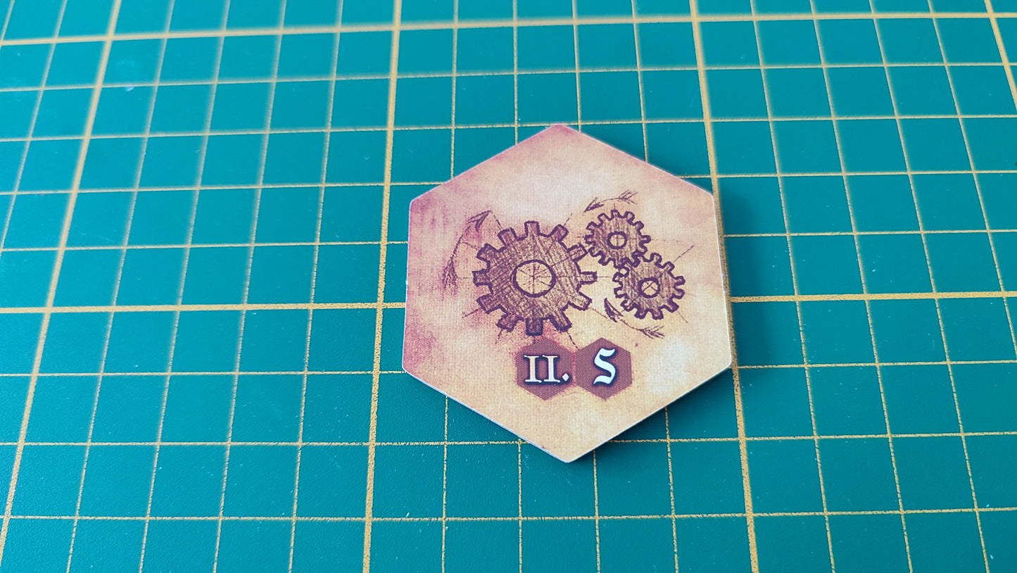 Tuile amélioration n°26 Praga Caput Regni vladimir suchy Delicious Games pièce détachée jeu de société #E34