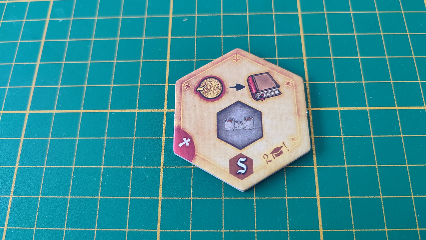 Tuile amélioration n°27 Praga Caput Regni vladimir suchy Delicious Games pièce détachée jeu de société #E34