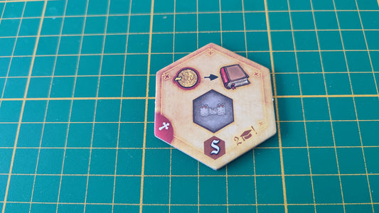 Tuile amélioration n°27 Praga Caput Regni vladimir suchy Delicious Games pièce détachée jeu de société #E34