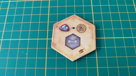 Tuile amélioration n°3 Praga Caput Regni vladimir suchy Delicious Games pièce détachée jeu de société #E34