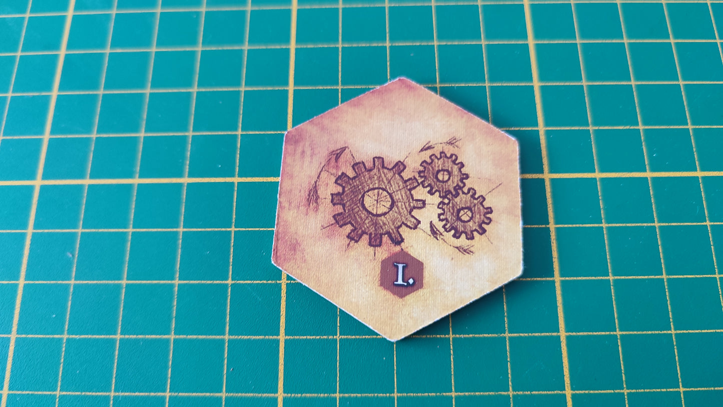 Tuile amélioration n°4 Praga Caput Regni vladimir suchy Delicious Games pièce détachée jeu de société #E34