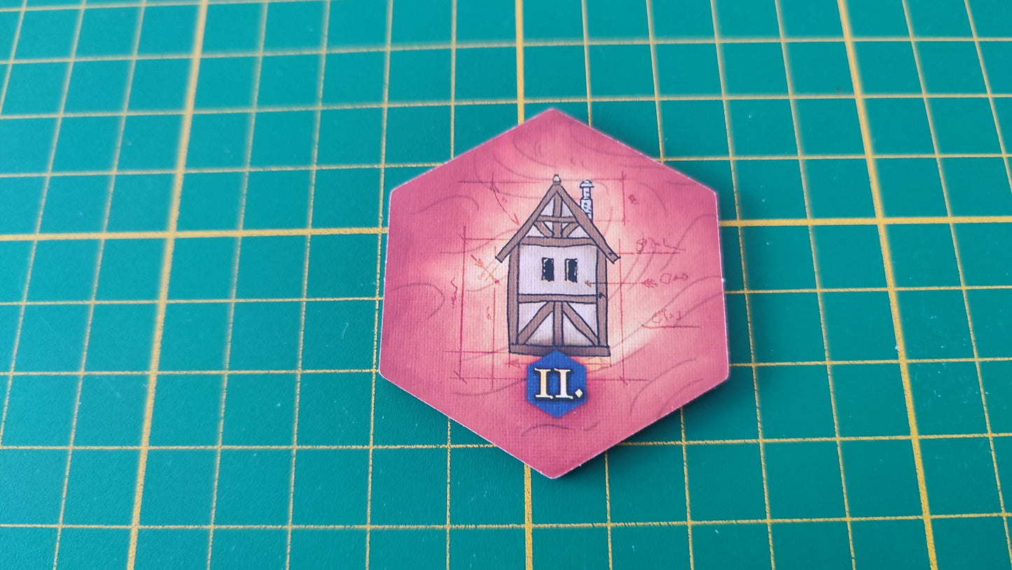 Tuile bâtiment n°10 Praga Caput Regni vladimir suchy Delicious Games pièce détachée jeu de société #E34