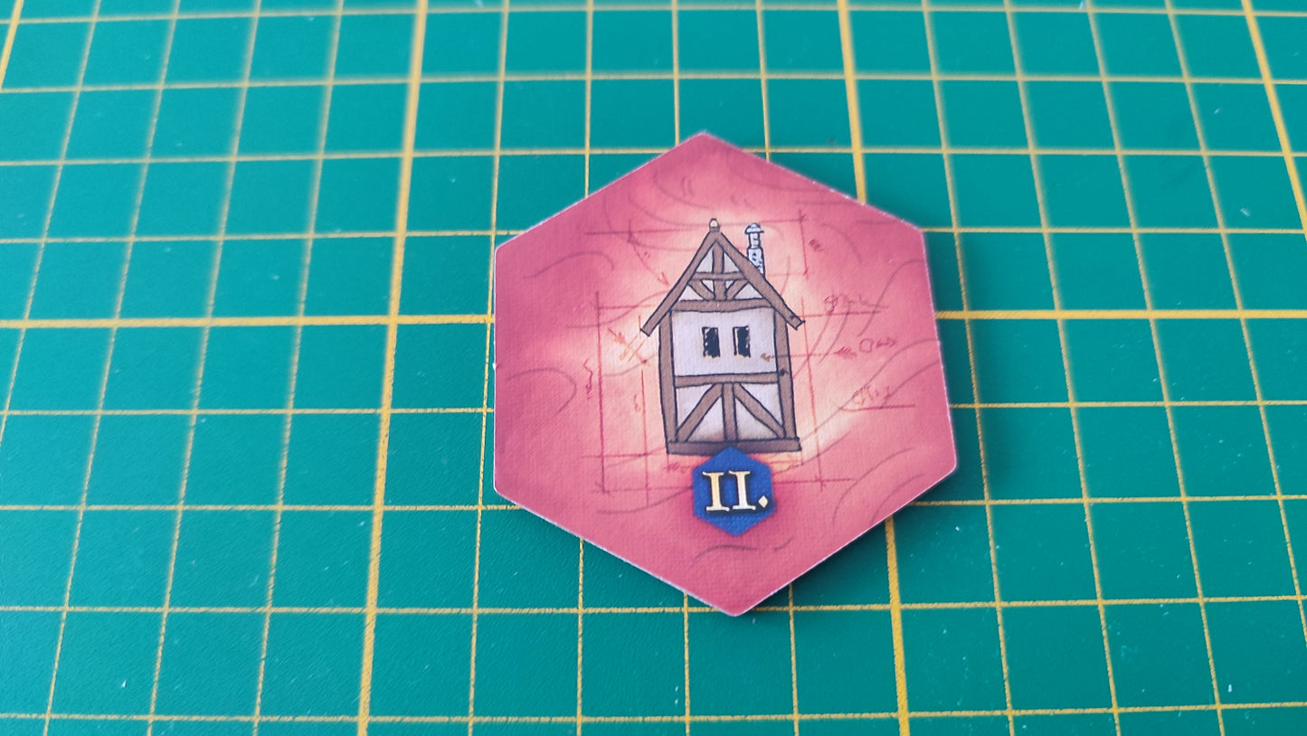 Tuile bâtiment n°26 Praga Caput Regni vladimir suchy Delicious Games pièce détachée jeu de société #E34