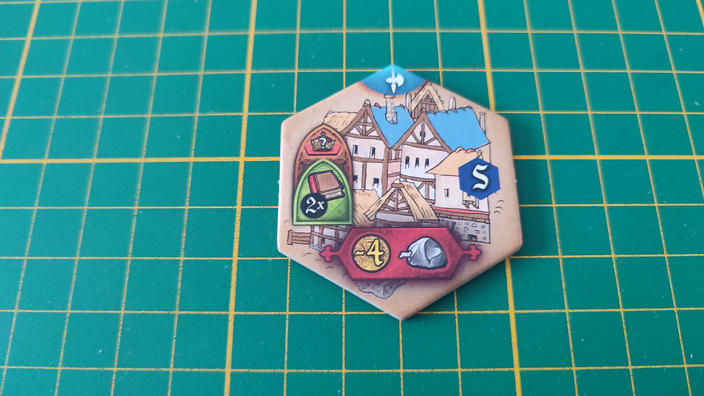 Tuile bâtiment n°30 Praga Caput Regni vladimir suchy Delicious Games pièce détachée jeu de société #E34