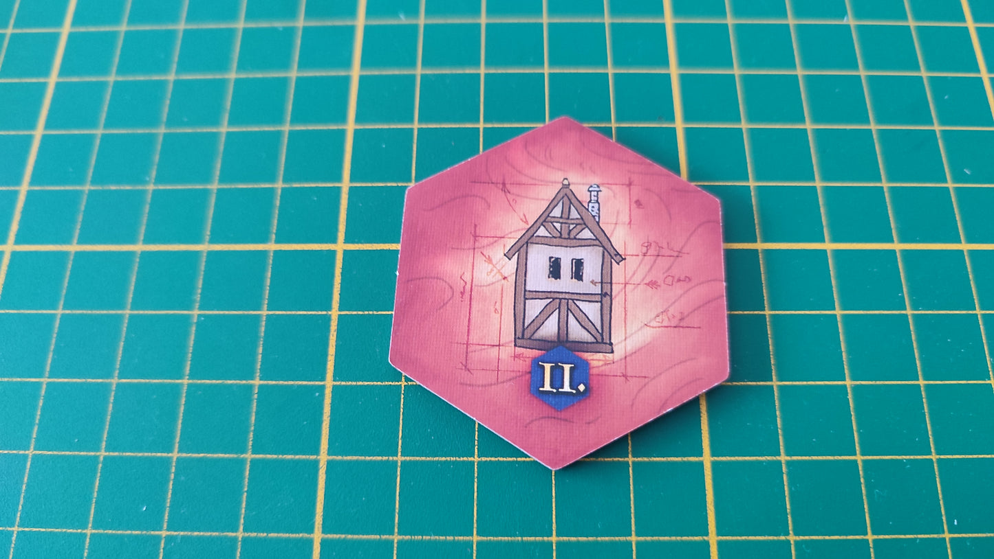 Tuile bâtiment n°31 Praga Caput Regni vladimir suchy Delicious Games pièce détachée jeu de société #E34