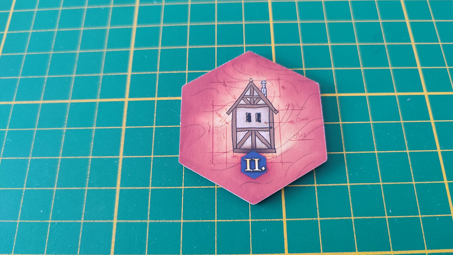 Tuile bâtiment n°36 Praga Caput Regni vladimir suchy Delicious Games pièce détachée jeu de société #E34