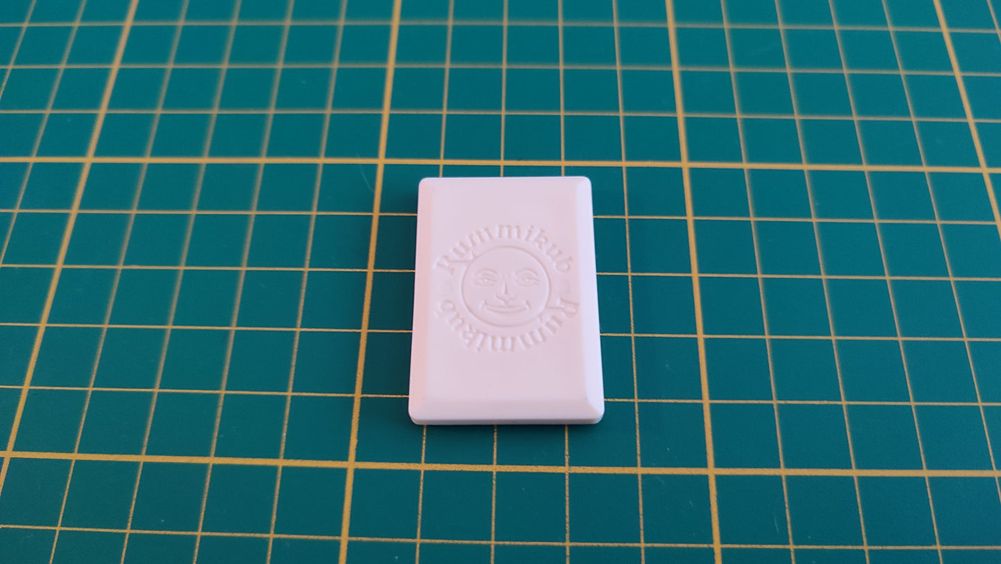 Tuile chiffre 1 un orange pièce détachée L'original Rummikub chiffres M&M Ventures 2014 #E31