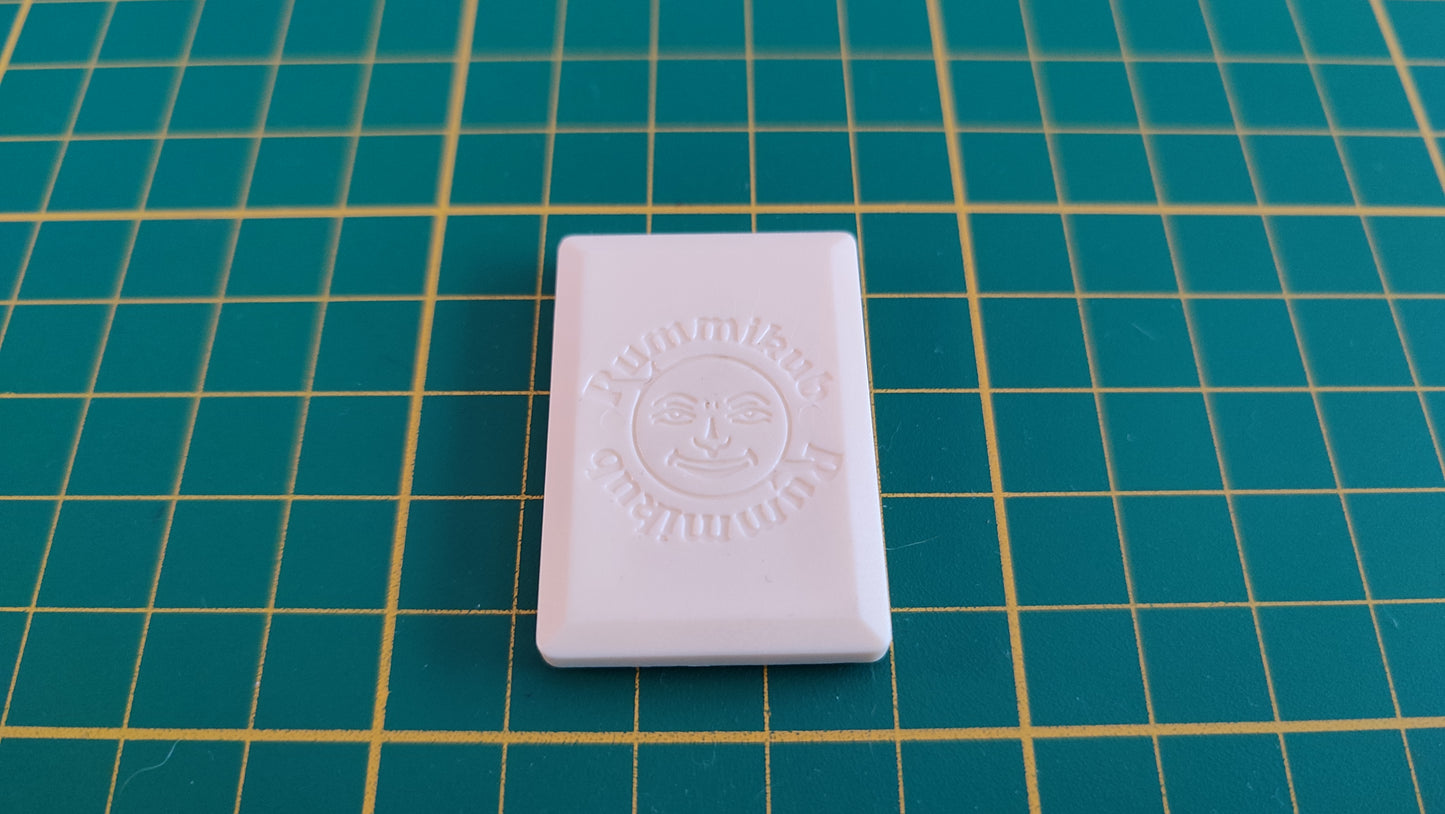 Tuile chiffre 2 deux rouge pièce détachée L'original Rummikub chiffres M&M Ventures 2014 #E31