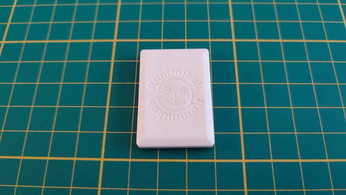 Tuile chiffre 3 trois bleu pièce détachée L'original Rummikub chiffres M&M Ventures 2014 #E31