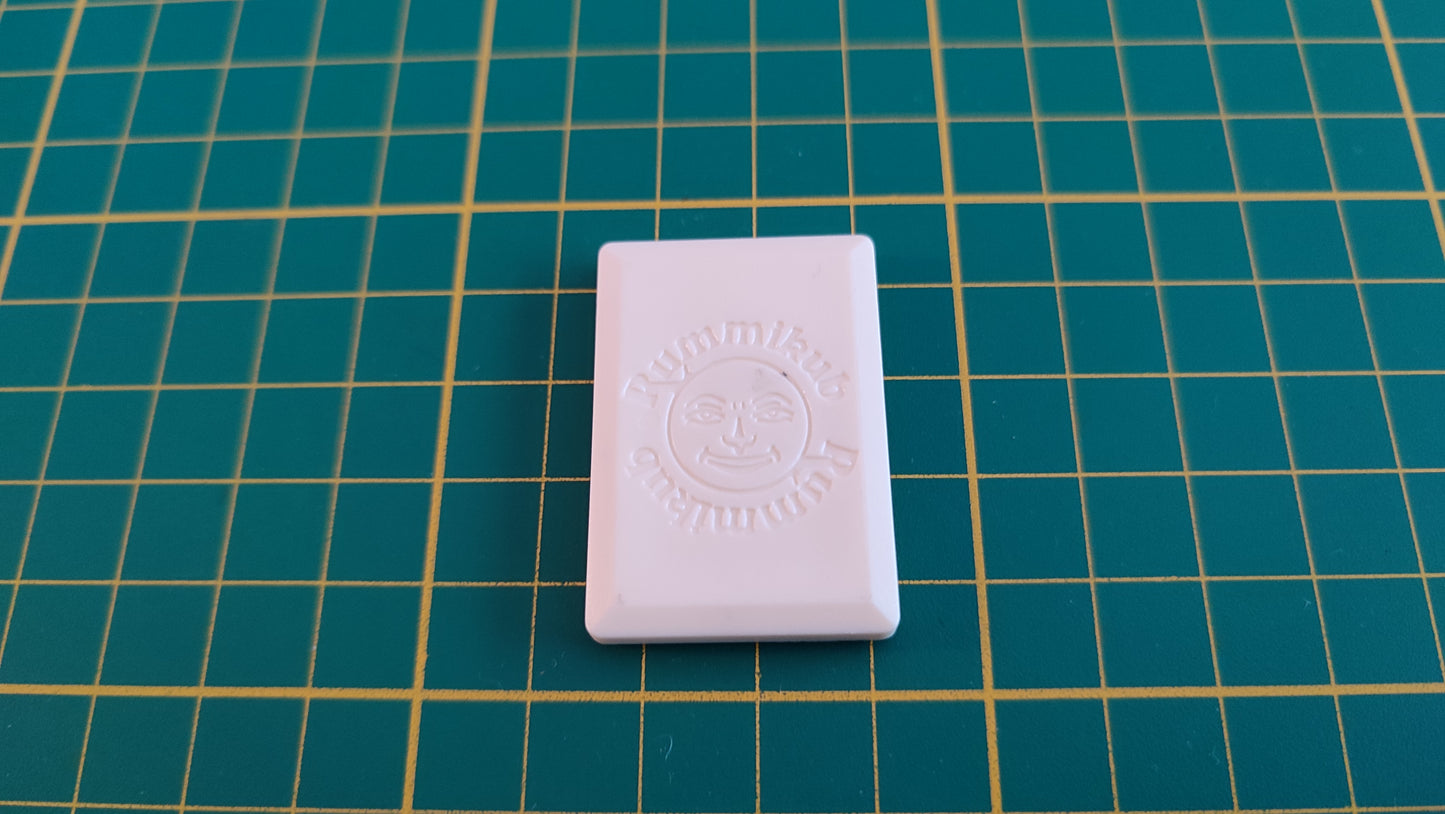 Tuile chiffre 4 quatre bleu pièce détachée L'original Rummikub chiffres M&M Ventures 2014 #E31