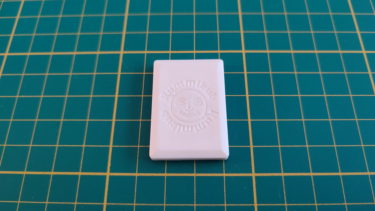 Tuile chiffre 4 quatre orange pièce détachée L'original Rummikub chiffres M&M Ventures 2014 #E31