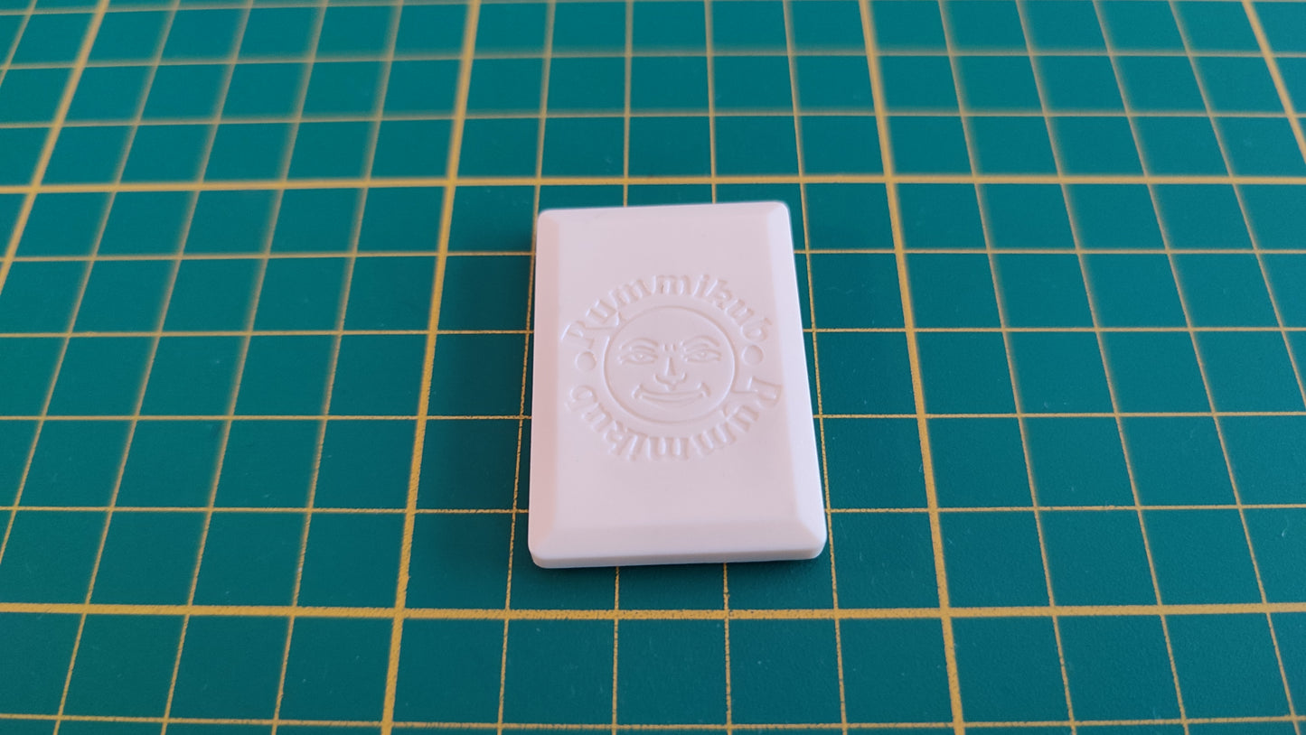 Tuile chiffre 7 sept rouge pièce détachée L'original Rummikub chiffres M&M Ventures 2014 #E31