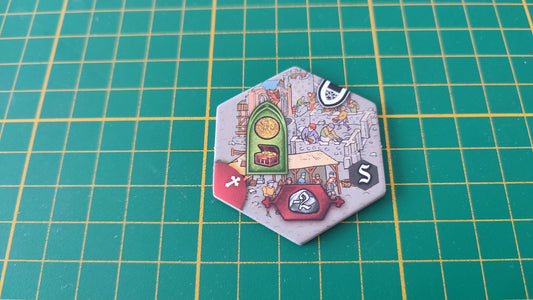 Tuile mur numéro 15 n°15 Praga Caput Regni vladimir suchy Delicious Games pièce détachée jeu de société #E34