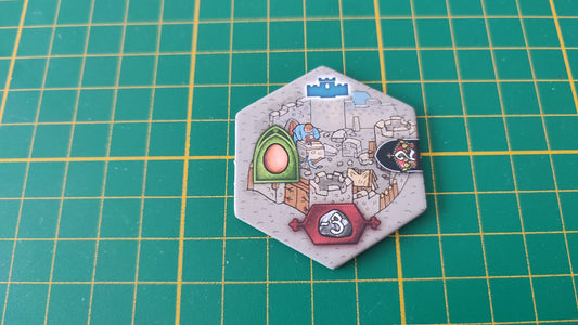 Tuile mur numéro 1 n°1 Praga Caput Regni vladimir suchy Delicious Games pièce détachée jeu de société #E34