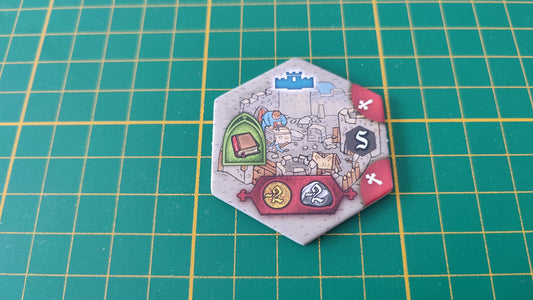 Tuile mur numéro 21 n°21 Praga Caput Regni vladimir suchy Delicious Games pièce détachée jeu de société #E34