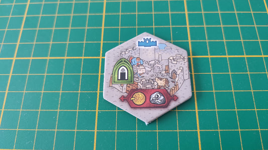 Tuile mur numéro 25 n°25 Praga Caput Regni vladimir suchy Delicious Games pièce détachée jeu de société #E34