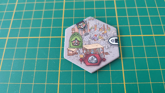 Tuile mur numéro 26 n°26 Praga Caput Regni vladimir suchy Delicious Games pièce détachée jeu de société #E34