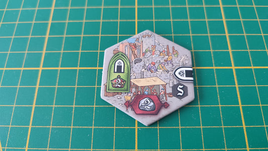 Tuile mur numéro 30 n°30 Praga Caput Regni vladimir suchy Delicious Games pièce détachée jeu de société #E34