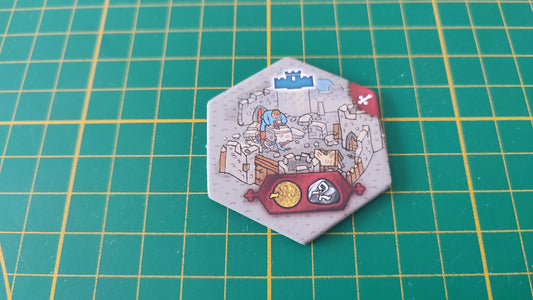 Tuile mur numéro 33 n°33 Praga Caput Regni vladimir suchy Delicious Games pièce détachée jeu de société #E34