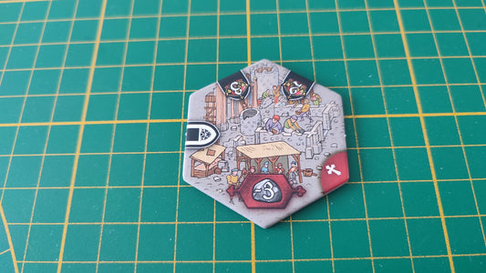 Tuile mur numéro 35 n°35 Praga Caput Regni vladimir suchy Delicious Games pièce détachée jeu de société #E34