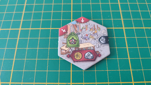 Tuile mur numéro 36 n°36 Praga Caput Regni vladimir suchy Delicious Games pièce détachée jeu de société #E34