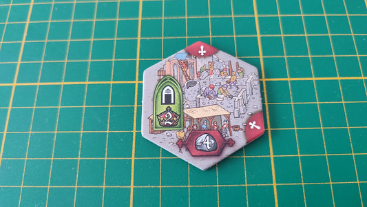 Tuile mur numéro 6 n°6 Praga Caput Regni vladimir suchy Delicious Games pièce détachée jeu de société #E34