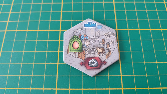 Tuile mur numéro 9 n°9 Praga Caput Regni vladimir suchy Delicious Games pièce détachée jeu de société #E34