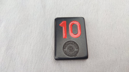 Tuile numéro 10 rouge Rummikub Black Edition Goliath Pièce détachée #E73