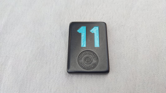 Tuile numéro 11 bleue Rummikub Black Edition Goliath Pièce détachée #E73