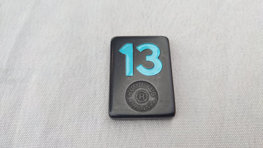 Tuile numéro 13 bleue Rummikub Black Edition Goliath Pièce détachée #E73