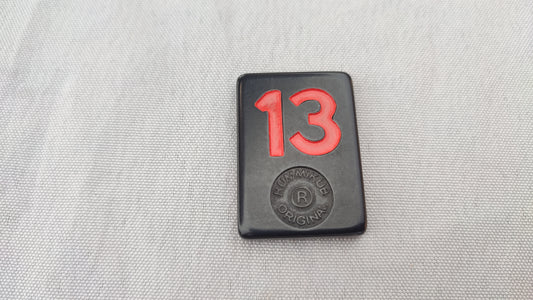 Tuile numéro 13 rouge Rummikub Black Edition Goliath Pièce détachée #E73