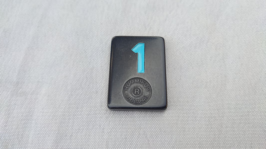 Tuile numéro 1 bleue Rummikub Black Edition Goliath Pièce détachée #E73