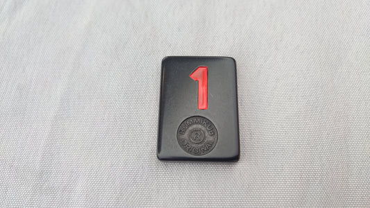 Tuile numéro 1 rouge Rummikub Black Edition Goliath Pièce détachée #E73