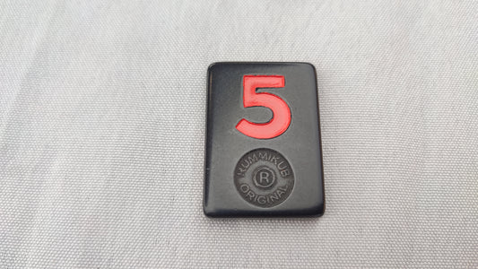 Tuile numéro 5 rouge Rummikub Black Edition Goliath Pièce détachée #E73