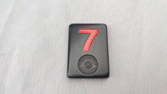 Tuile numéro 7 rouge Rummikub Black Edition Goliath Pièce détachée #E73