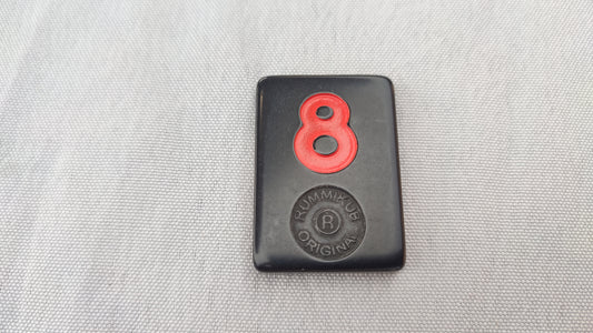 Tuile numéro 8 rouge Rummikub Black Edition Goliath Pièce détachée #E73
