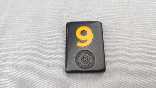 Tuile numéro 9 jaune orange Rummikub Black Edition Goliath Pièce détachée #E73