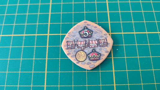 Tuile place n°10 Praga Caput Regni vladimir suchy Delicious Games pièce détachée jeu de société #E34