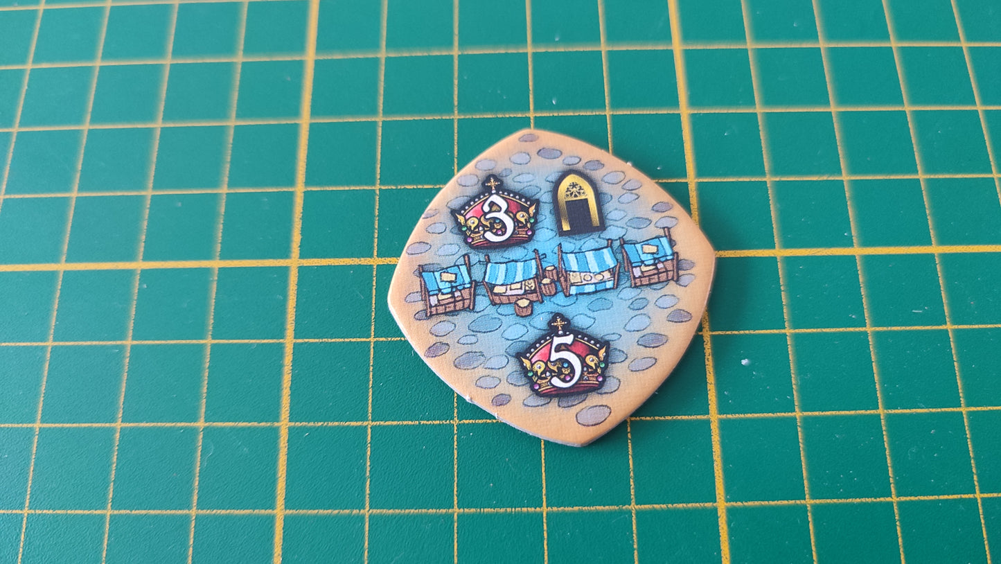 Tuile place n°11 Praga Caput Regni vladimir suchy Delicious Games pièce détachée jeu de société #E34