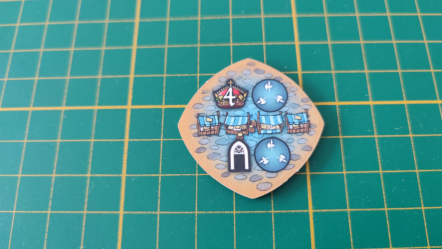 Tuile place n°11 Praga Caput Regni vladimir suchy Delicious Games pièce détachée jeu de société #E34