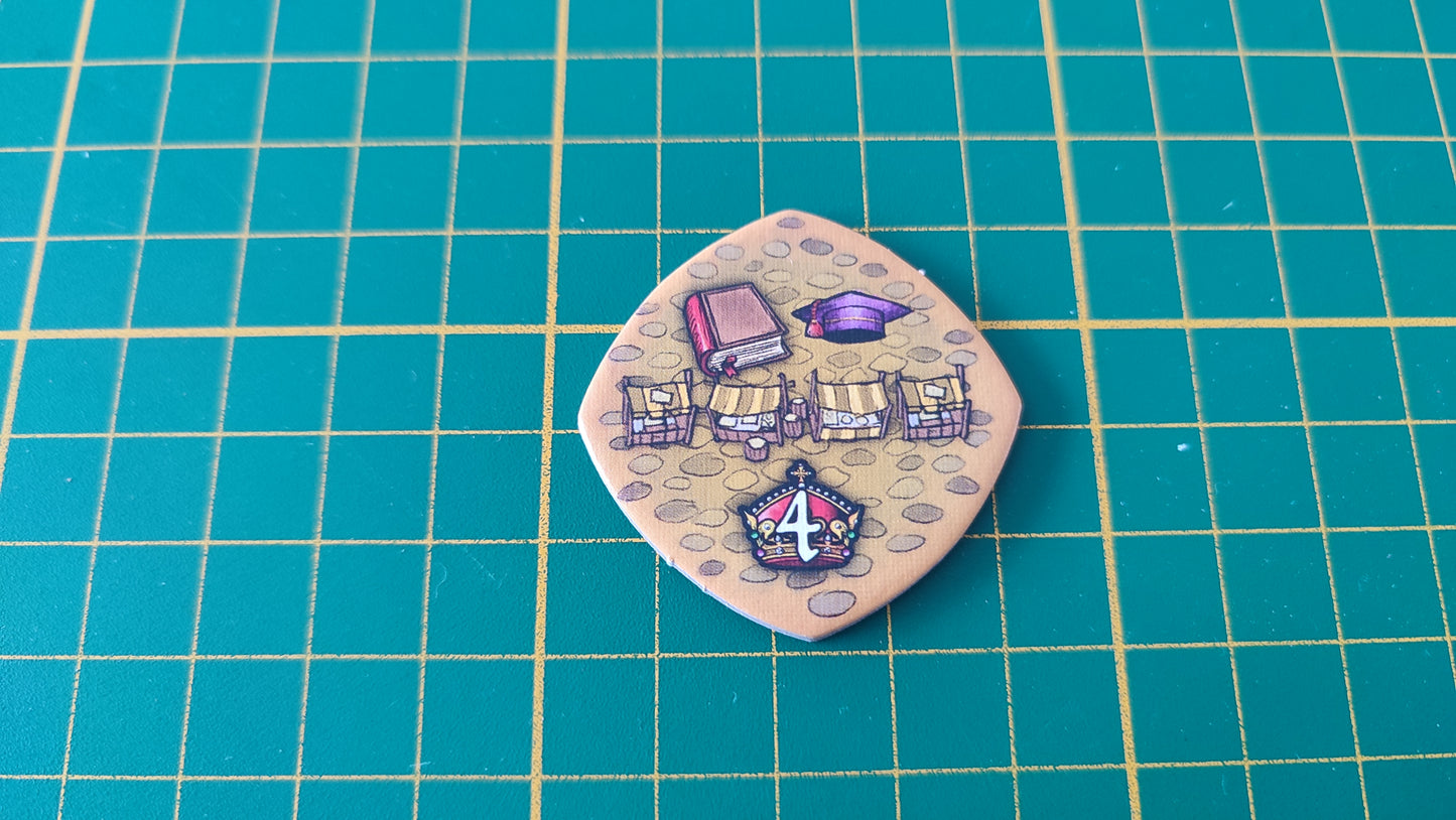 Tuile place n°1 Praga Caput Regni vladimir suchy Delicious Games pièce détachée jeu de société #E34