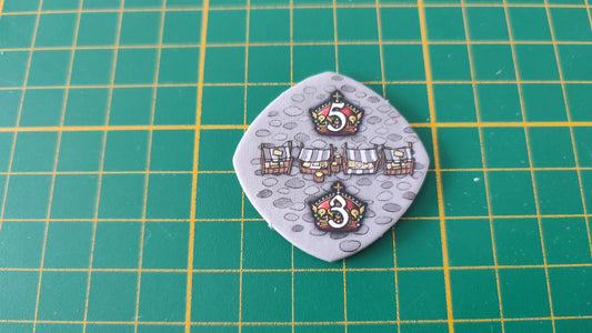 Tuile place n°3 Praga Caput Regni vladimir suchy Delicious Games pièce détachée jeu de société #E34