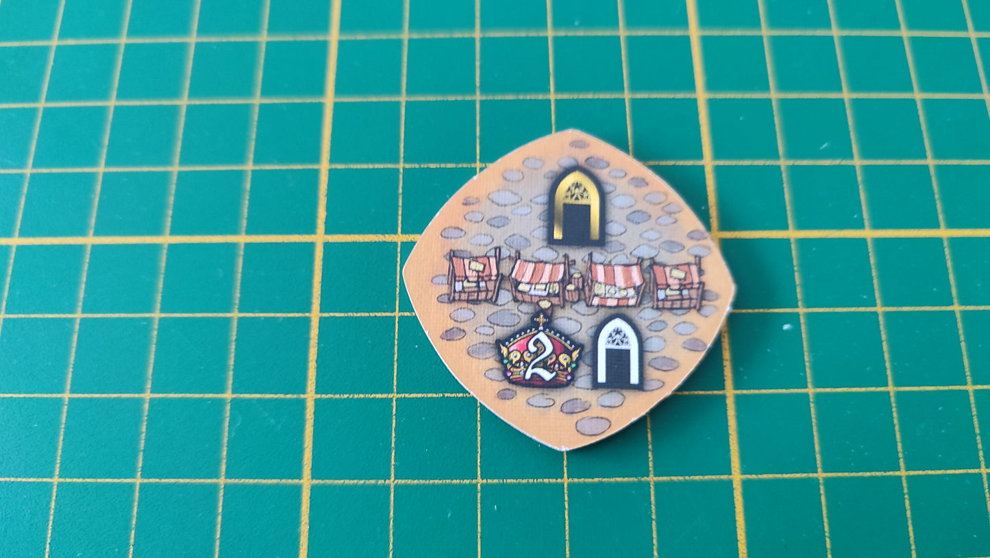 Tuile place n°4 Praga Caput Regni vladimir suchy Delicious Games pièce détachée jeu de société #E34