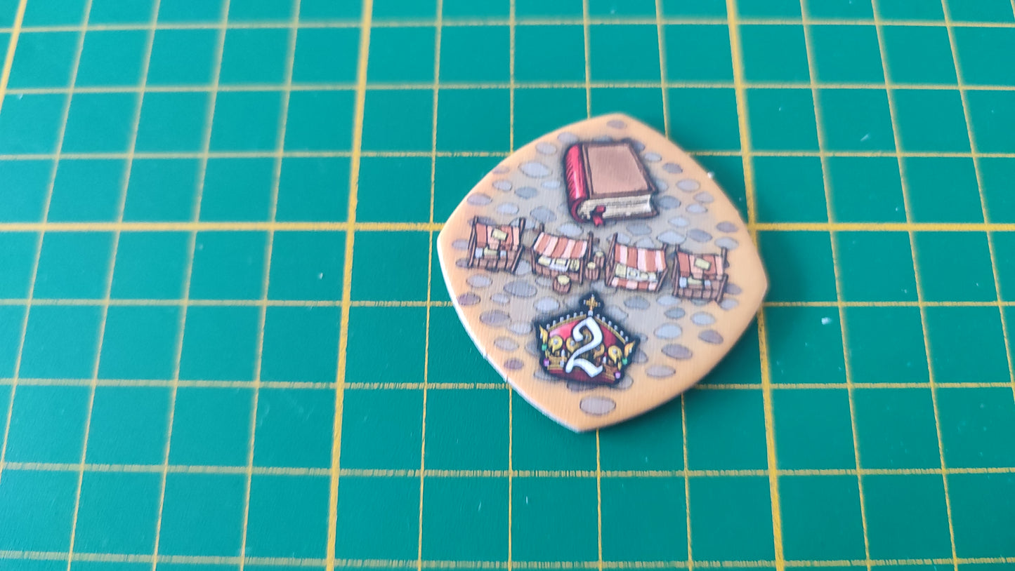 Tuile place n°5 Praga Caput Regni vladimir suchy Delicious Games pièce détachée jeu de société #E34