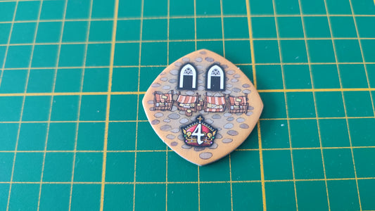 Tuile place n°6 Praga Caput Regni vladimir suchy Delicious Games pièce détachée jeu de société #E34