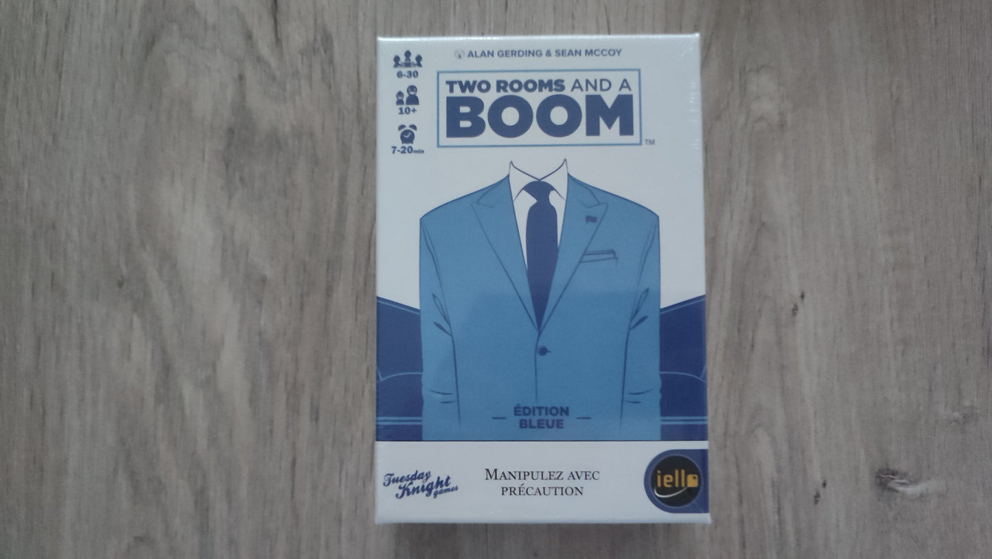 Two Rooms and a Boom édition bleue jeu de société complet #SP