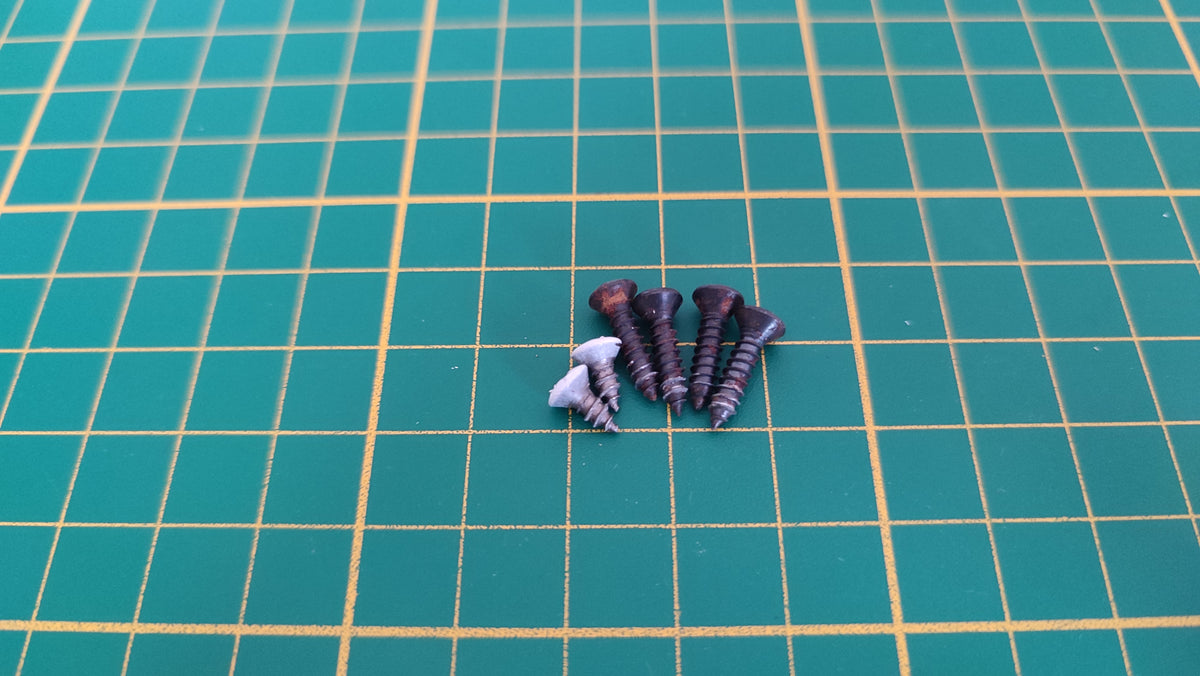 Visserie x6 pièce détachée miniature Bburago Burago Mercedes-benz 300 sl 1/18 1/18e 1/18ème #E84